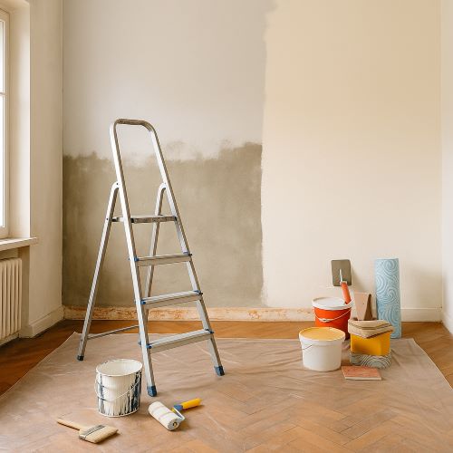 Travaux de peinture intérieure