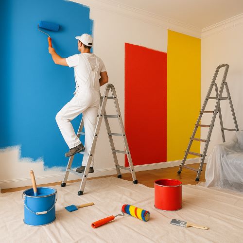 Travaux de peinture