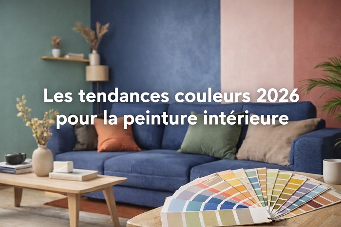 Tendances couleurs peinture intérieure 2026