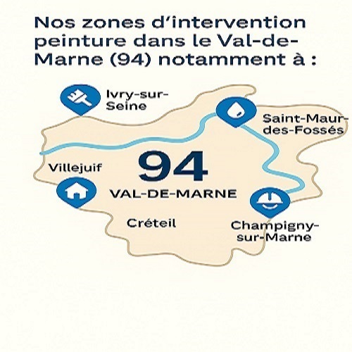 Intervention de SPGR Peinture dans le Val-de-Marne